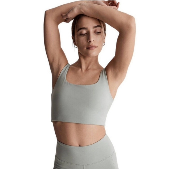 Madewell Other - MADEWELL Women's Size Small MWL Flex Square-Neck Sports Bra in Frosted Sage